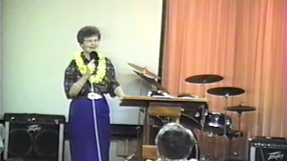 Martha Tennison at Waianae Assembly of God Part 1- 1995