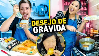 REALIZANDO O DESEJO DE GRÁVIDA DA MARU | Jeru e Cheru