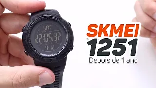 DEPOIS DE 1 ANO DE USO! Relógio Skmei 1251