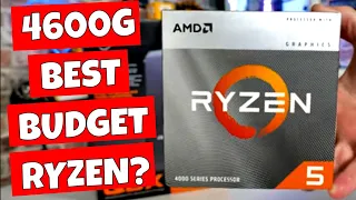AMD Ryzen 5 4600G 6 Core Budget Gaming CPU 1080p Gaming Under £90