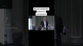 Ne pas confondre vitesse et précipitation. Philippe Gabilliet