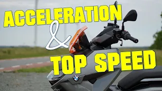 2022 BMW CE 04 - TOP SPEED + ACCELERATION  ENTERING HIGHWAY