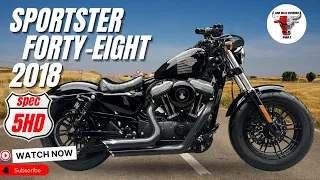 #รีวิวฮาร์เล่ย์ HD SPORTSTER FORTY-EIGHT®️ รถปี2018 SPEC5HD (ตัวประกอบนอก) รถศูนย์ไทยฯ แต่งHDแท้💘