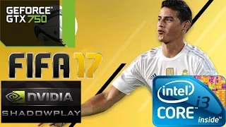 FIFA 17 Gameplay on GTX 750 ti - i3 6100 - 8GB RAM