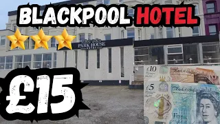£15 Park House Hotel Blackpool - Is This The Best Cheapest UK Hotel? Budget Cheap Room