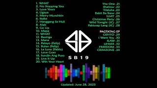 SB19 SONGS AND COVERS PLAYLIST (JUNE 2023 UPDATED)