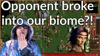 Opponent broke into our biome?! || Heroes 3 Rampart Gameplay || Jebus Cross || Alex_The_Magician