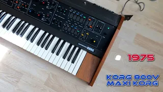 KORG MAXI-KORG 800DV Analog Synthesizer (1975) Duophonic Synth