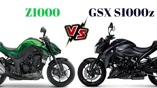 Kawasaki Z1000 vs Suzuki GSX S1000z