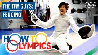 How Olympic Fencing Works ft. The Try Guys