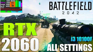 Battlefield 2042 : i3 10100F + RTX 2060