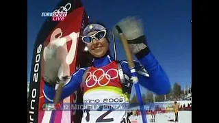 БИАТЛОН. ОИ 2006. Турин (Италия). Женщины. Индивидуальная гонка  15 км. (Eurosport). 13.02.2006. 720