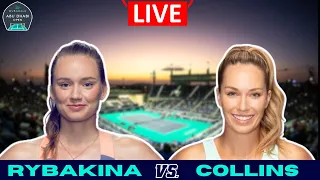 LIVE🔴:  Elena Rybakina vs. Danielle Collins  | Abu Dhabi 2024 | 1/8-FINALS - LIVE WITH ODDS UPDATE