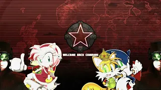 Amy, Knuckles, Tails and Sonic sings soviet red alert march