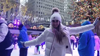 ICE SKATING at Rockefeller Center Rink|New York|Dec. 2022