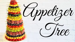 Appetizer Tree Video - Adorable mini skewer appetizer idea