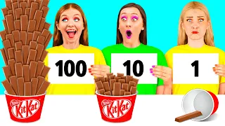 100 Couches de Nourriture Défi | Défis Alimentaires Amusants par 4Teen Challenge
