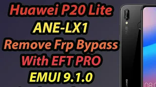 Huawei P20 Lite ANE LX1 Reset FRP by EFT PRO Huawei ANE-LX1 FRP reset done via Test point  EFT 2023💯