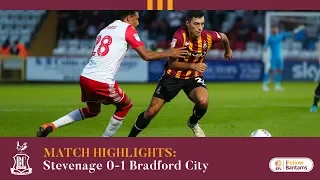 MATCH HIGHLIGHTS: Stevenage 0-1 Bradford City