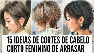 10 IDEIAS DE CORTE DE CABELO CURTO FEMININO 2024