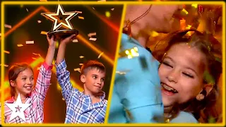 STUNNING Aerial Dancers Who Won The GOLDEN BUZZER! | Kids Got Talent