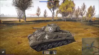 War Thunder 1.45 - 105mm Sherman OP American Tanks