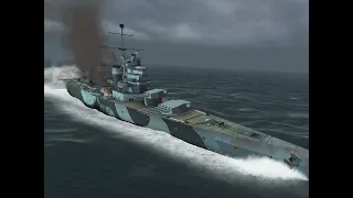 DKM Bismarck vs HMS King George V & HMS Rodney | Classic SH3