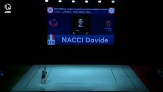 Davide NACCI (ITA) - 2021 Aerobics European bronze medallist, Individual Men