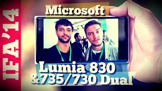 Первый обзор Lumia 830 и Lumia 730/735