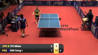 2015 CHINA OPEN WS R32 ITO Mima JPN vs KIM Song I PRK