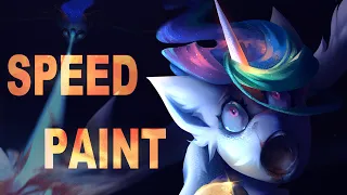 Solar Eclipse - mlp Speedpaint (GORE Warning)