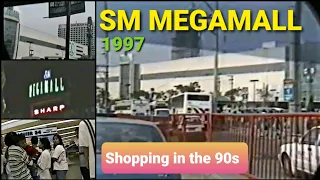 Shopping in the 90's - SM Megamall Philippines Quick Visit (1997)