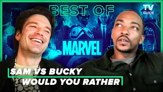 MARVEL Stars Play Would You Rather | Most Likely To |  Anthony Mackie, Sebastian Stan and More