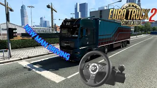 Euro Truck Simulator 2| MAN tg3 Sound MOD [realistic driving]