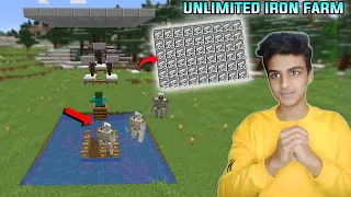 VERY EASY UNLIMITED IRON FARM | TELUGU DOST MINECRAFT GAMEPLAY #32