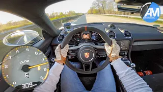 Porsche 718 GT4 (4.0) - 0-311 km/h acceleration🏁