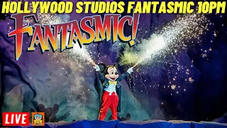 🔴Live:  Saturday night Fantasmic at Disney's Hollywood Studios 10 pm  4/20/2024