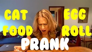 CAT FOOD EGG ROLL PRANK - Top Husband Vs Wife Pranks