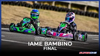 "Have you ever seen a championship decided like that?!" 😱 | Super One IAME Bambino Final