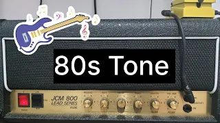 Marshall JCM 800 studio + Boss SD1 = 80s Metal Rhythm Tone