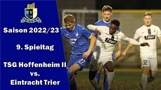 SVE-TV: 1899 Hoffenheim II vs. Eintracht Trier - Highlights (9. Spieltag Saison 22/23)