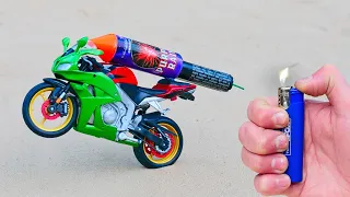 XXL Rocket Instead of The Engine in a Sportbike