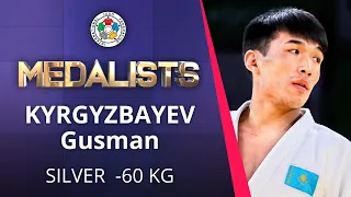 KYRGYZBAYEV Gusman Silver medal Judo World Judo Championships Seniors Hungary 2021