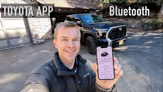 Connecting Phone & Toyota App to the 2022 Toyota Tundra