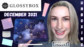 GLOSSYBOX DECEMBER 2021 UNBOXING & DISCOUNT CODE