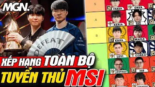 Xếp Hạng Toàn Bộ Tuyển Thủ Tại MSI 2024 - Chovy Lên Đỉnh, Faker Già Rồi? | MGN Esports