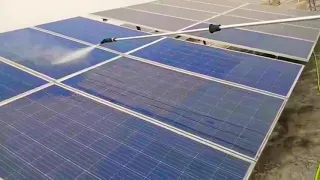 Solar panels cleaning solutions provide by karcher high pressure