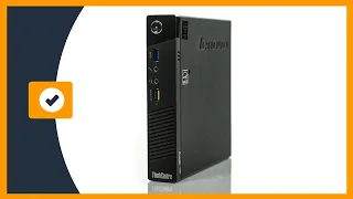 Lenovo ThinkCentre M93p USDT Tiny Quad Core i5-4590T - Ordenador de sobremesa (256GB Disco Duro