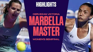 Semifinals Highlights (Sánchez/Josemaria vs Riera/Llaguno) Cervezas Victoria Marbella Master 2022