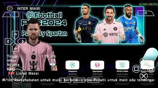 Update eFootball 2024 PPSSPP Real Faces Full Update Transfers 2024 & Kits 3rd Camera PS5 Graphics 4K